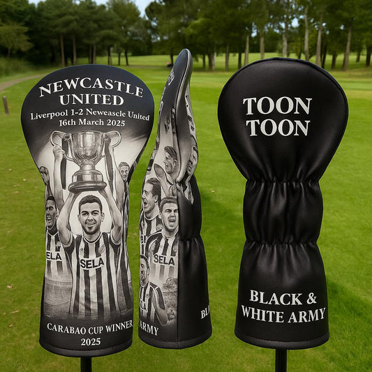 Newcastle Carabao Cup Winners 2025 Golf Driver Headcover