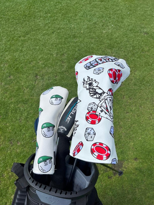 Casino Style Golf Driver Headcover- PU Leather | Universal Fit