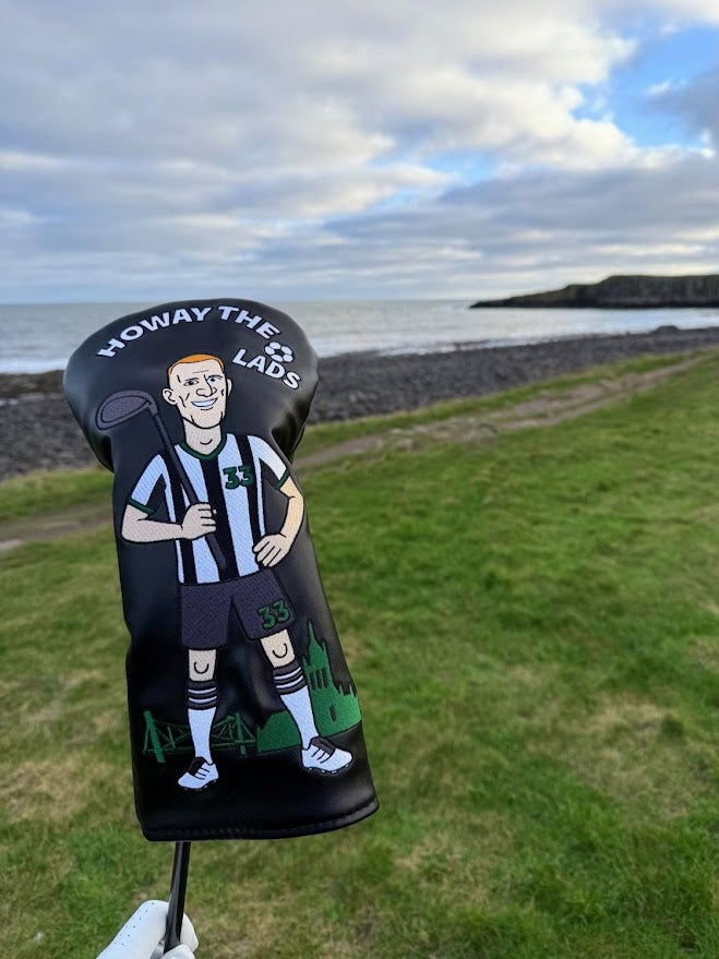“Big Dan” Newcastle Golf Driver Headcover – ‘Howay the Lads’ Embroidery