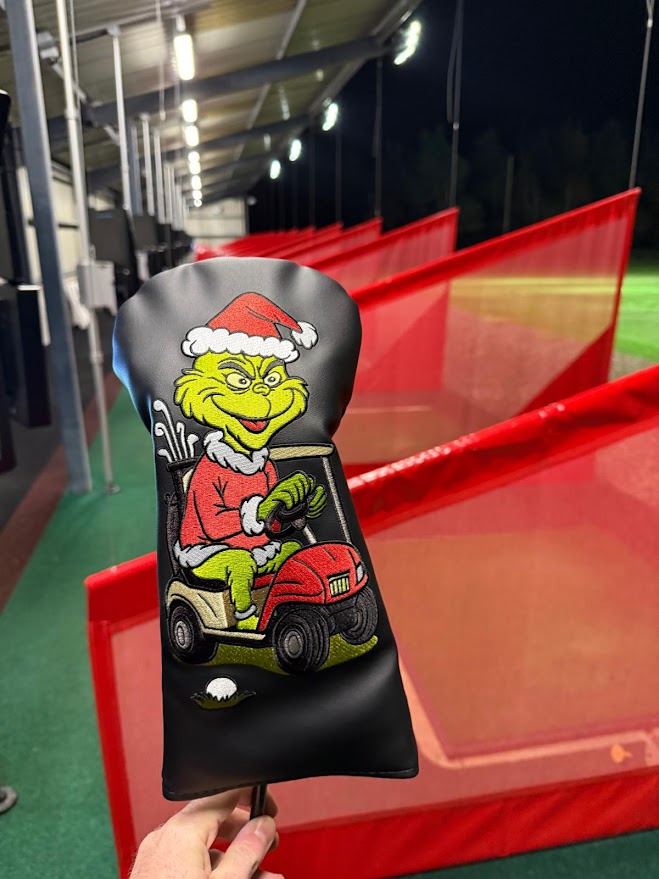 The Grinch - Golf Driver Headcover - Premium PU Leather