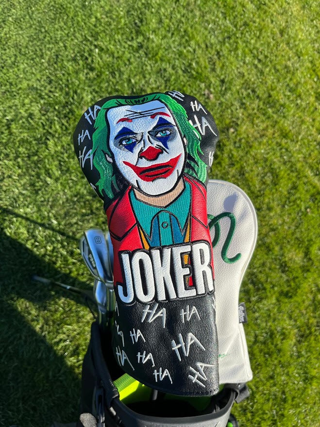Joker Style Golf Driver Headcover – Full Colour | PU Leather | Universal Fit