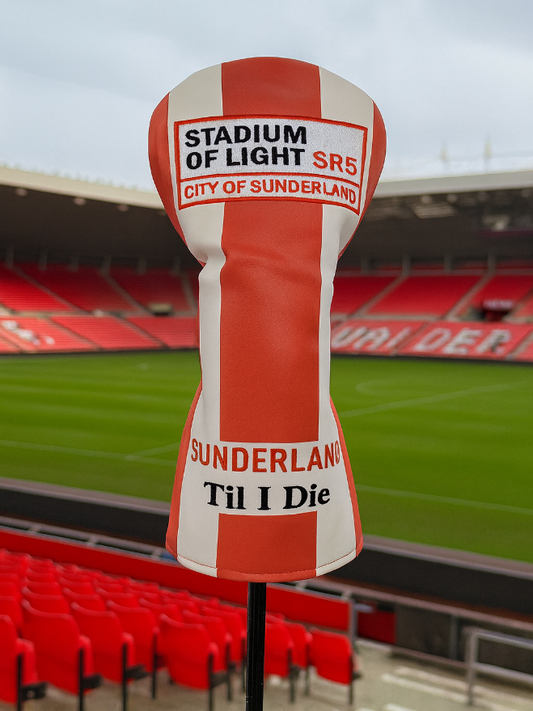 Sunderland Stadium of Light 'Till I Die' Golf Driver Headcover - PU Leather