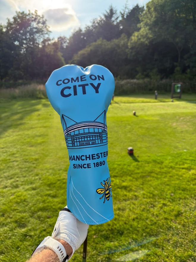 City Sky Blue Golf Driver Headcover