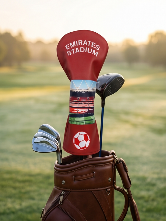 **COMING SOON** Emirates Stadium Golf Driver Headcover – Premium PU Leather