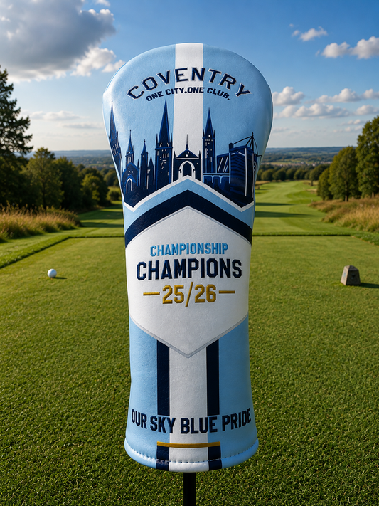 **COMING SOON** Coventry Golf Driver Headcover – Championship Winners 25/26 Commemorative Design