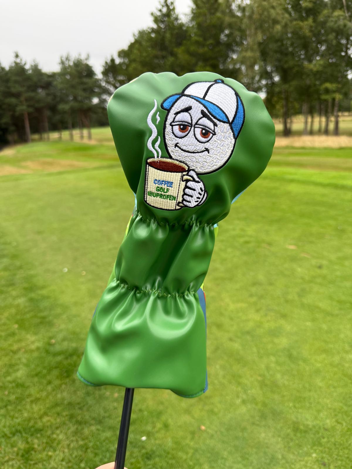 Hangover Club Golf Driver Headcover – "Because Some Rounds Start the Night Before"