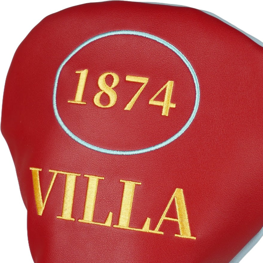 Villa Golf Driver Headcover – Fully Embroidered, Vintage Stadium-Inspired Design